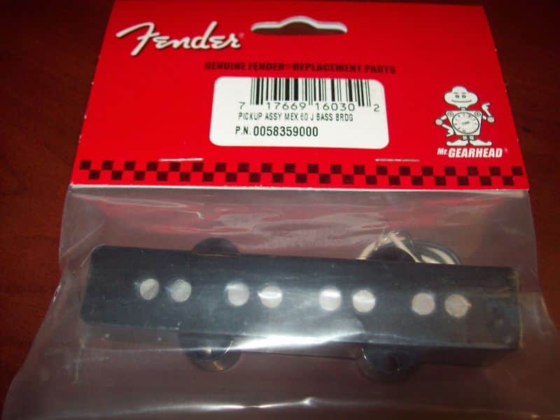 Fender 005-8359-000 Classic Series '60s Jazz Bass Bridge Pickup image 1
