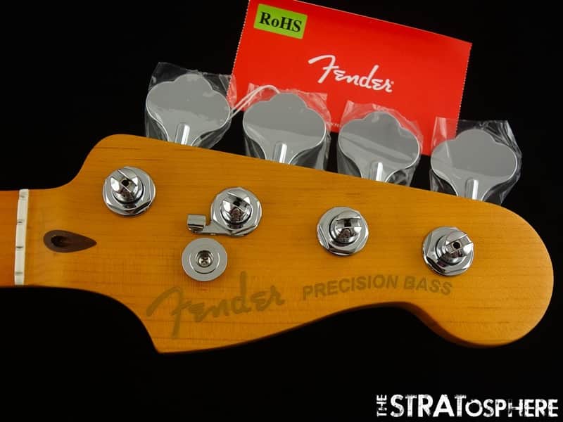 Fender American Ultra II Precision P BASS NECK &TUNERS, Modern image 1