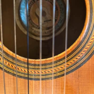 c. 1960 Fernando Esteve Calatayud Classical Guitar made in Spain image 6