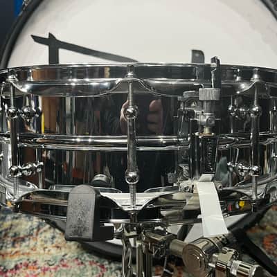 Ludwig – Mark Schulman Collection 5x14" LB400BT Brass Edition Supraphonic Tube Lug Snare Drum, 10 Tube Lugs image 9
