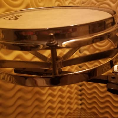 Remo Roto toms Chrome 10" 12" and Stand image 5