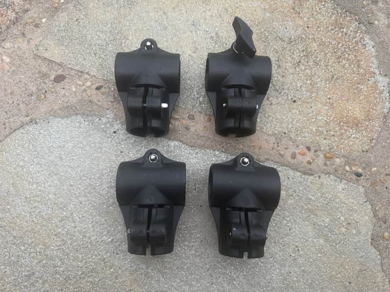 4 Roland UNBREAKABLE V Drum Rack Clamp Arm Bar Mounts T Clamps 1.5" image 1
