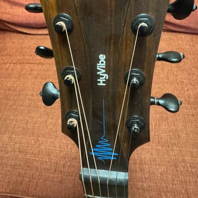 Lag THV10DCE Tramontane Dreadnought Cutaway Satin w/ Smart Hyvibe Effects image 3