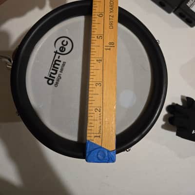 Drum-Tec MiniBan 6" E-drum mesh trigger pad, 8" deep - Drumtec eban image 5