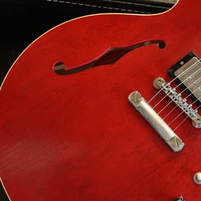 Minty! 2022 Gibson Custom Shop Murphy Lab '61 ES-335 Reissue Semi-Hollow Electric Guitar Ultra Light Aged Cherry + COA OHSC image 4