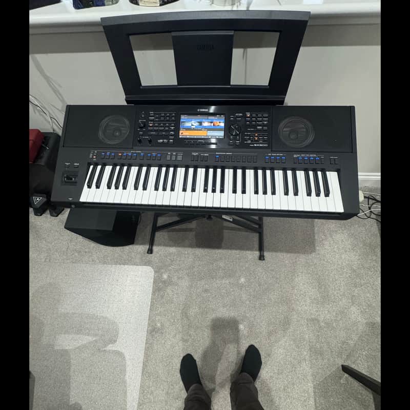 Yamaha Yamaha PSR-SX900 61-Key Arranger Workstation,KS-SW100 Subwoofer,Stand & Seat. 2023 - excellent image 1
