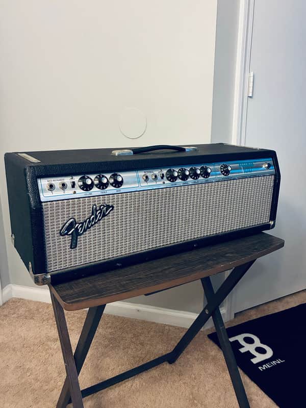 Fender Bassman 100 2-Channel 100-Watt Guitar Amp Head 1972 - 1976 - Silverface image 1