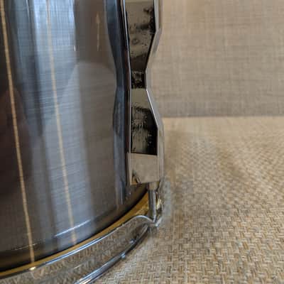 Pearl Maple Shell MX 10" x 8" Tom 1980s - Brushed Silver Metallic image 6