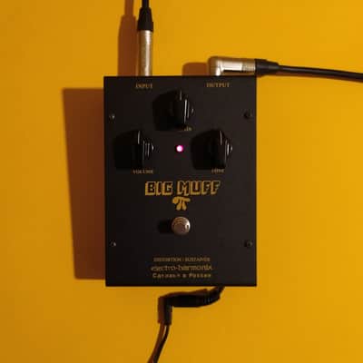 Electro-Harmonix Sovtek Black Russian Big Muff π V8 w/wooden box, catalog & battery clip converter image 3