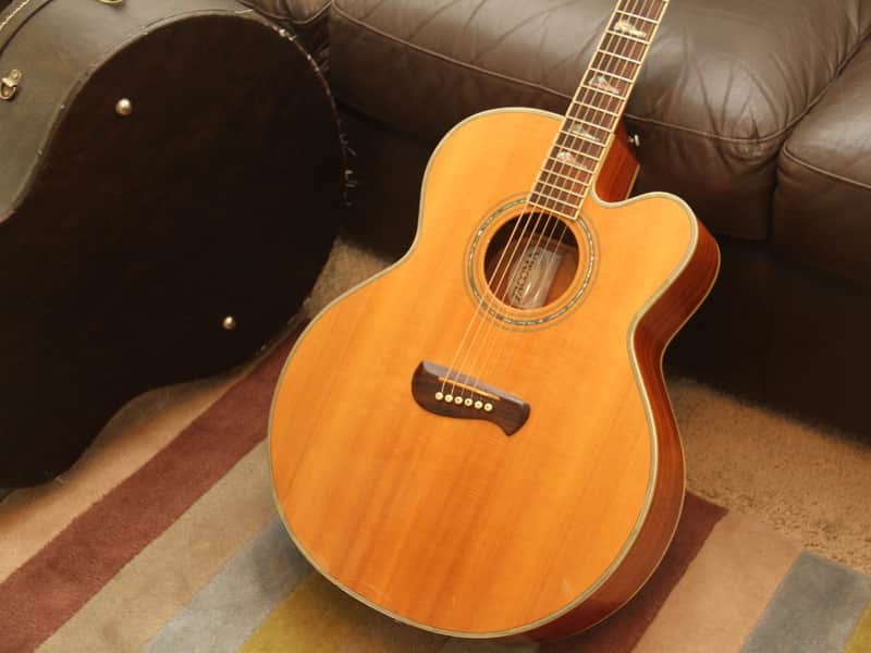 Tacoma Jumbo JK-50CE4 with Original Hard Case refinished KOA Back and Sides. image 1