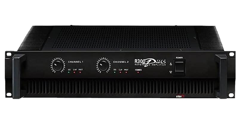 Inter-M R-300 Plus 2-Channel Power Amplifier, 150W x's 2 @ 4-Ohms image 1