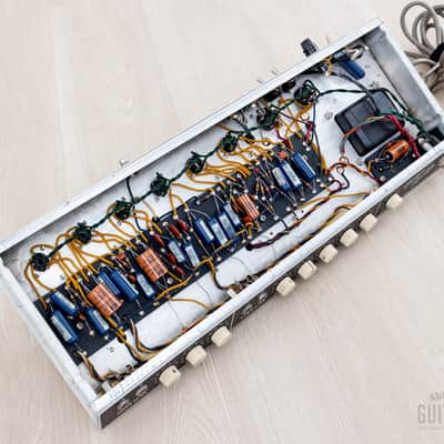 1962 Fender Bandmaster Vintage Pre-CBS Tube Amp Blonde w/ 2x12 Cab, Oxford 12L6, Victoria Covers image 14