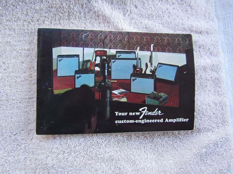Fender Amplifier Owners Manual 1965/1966 Blackface Fender Amplifier Operators Guide Cool Vintage Paper image 1