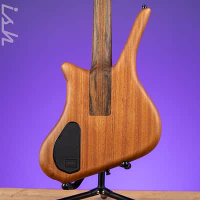 Ish x Warwick Dolphin SN TCS Custom Shop Endangered Species 4-String Bass Wenge Fretboard image 7