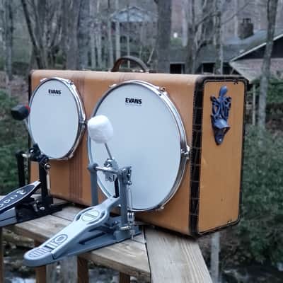 OneManBandDrumCo.  The Trifecta 14inch Bass Drum 10inch Snare Drum Kick Drum Bass Drum Tama Rockstar Drum image 3