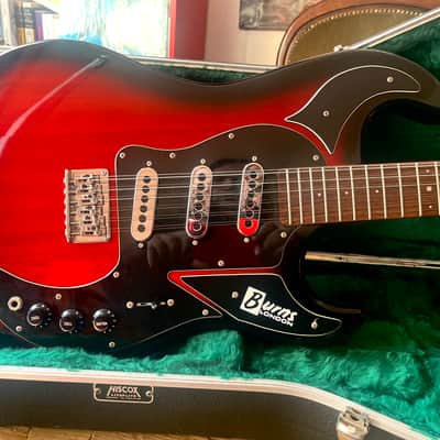 Burns Double Six red 12 String Reissue 2010s - Sunburst image 2