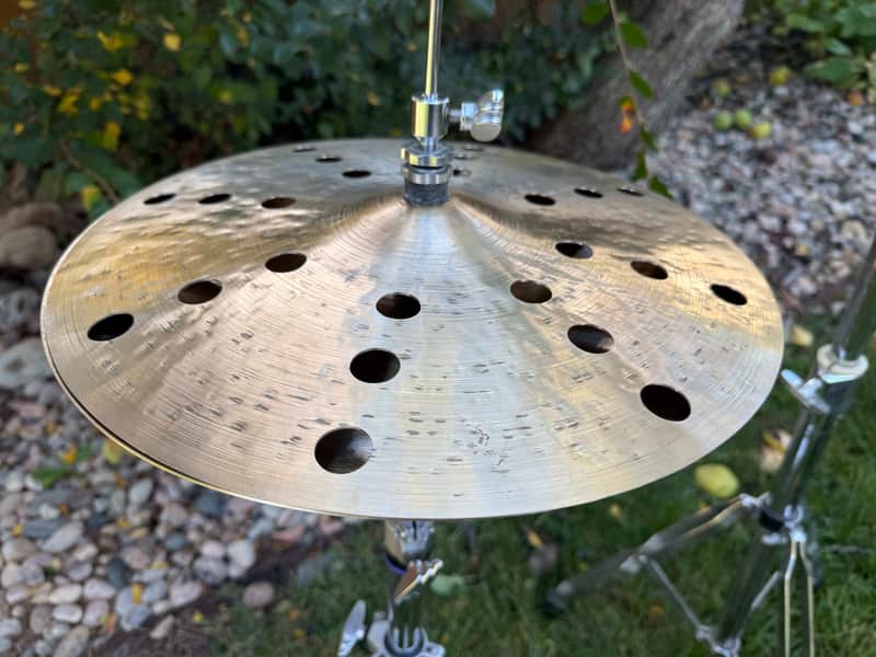 Spectrum Cymbals 14" Effects Hi Hat Top - Hand Hammered image 1