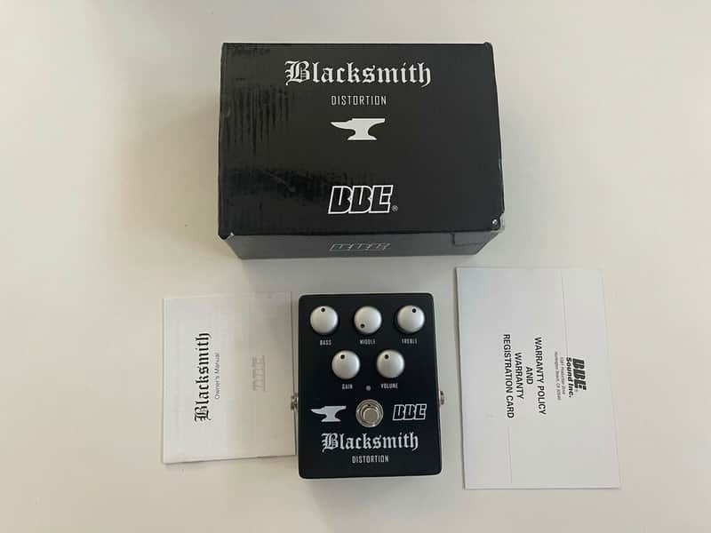 BBE Sound Inc. Blacksmith Distortion Metal High Gain Guitar Effect Pedal + Box image 1