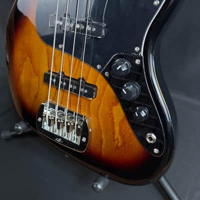 G&L Tribute JB 4-String Bass Guitar 3-Tone Sunburst Finish image 8