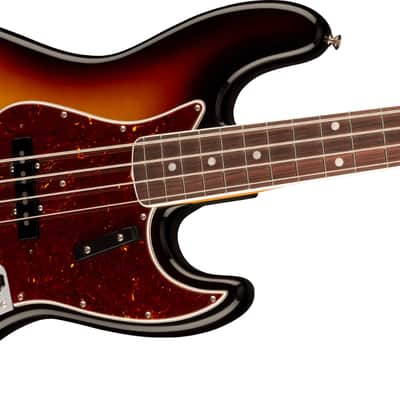 Fender American Vintage II 1966 Jazz Electric Bass Rosewood Fingerboard, 3-Color Sunburst image 13