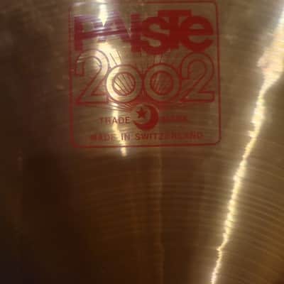 Paiste 16" 2002 Crash Cymbal 1980 - Present - Traditional image 3