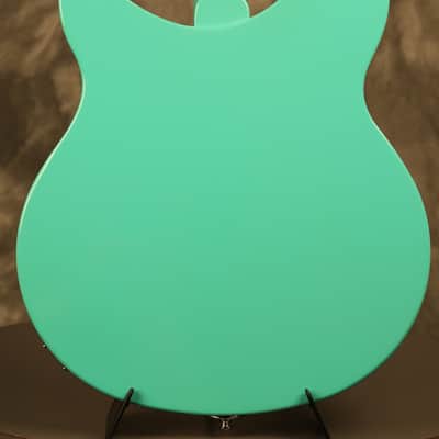 2013 Rickenbacker 330/12S 12-string Sea Green w/Rose Morris sound hole image 17