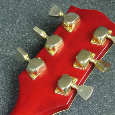 Vintage 1970s Penco "Lawsuit Era" Les Paul Custom Electric Guitar W/Case image 9