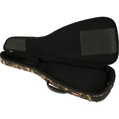 Fender FE920 Camo Electric Guitar Gig Bag with 20mm Padding, Woodland Camo image 6