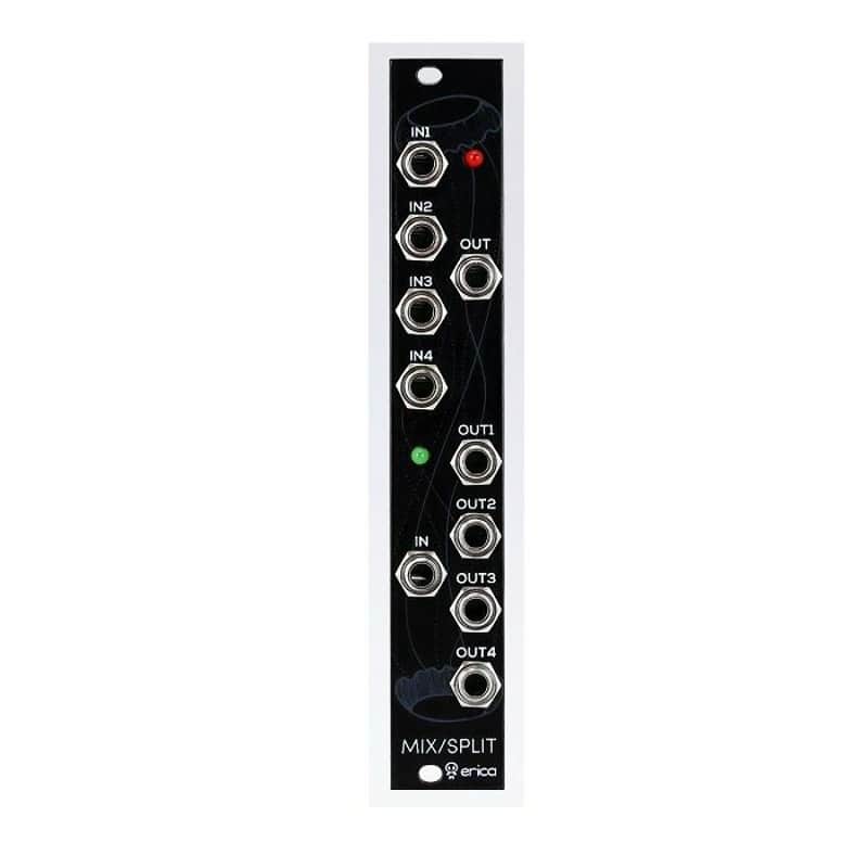 Erica Synths Black Mixer/Splitter v2 Audio/CV Mixer & Multiple Module image 1