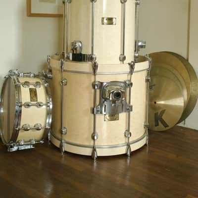 Mapex Orion Series Drum Kit + Pearl Hardware + Zildjian K Custom Cymbals. Early 90’s image 2