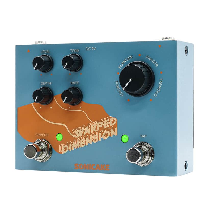 SONICAKE Warped Dimension Digital Modulation Guitar Effects Pedal 4 Modes Pedals image 1