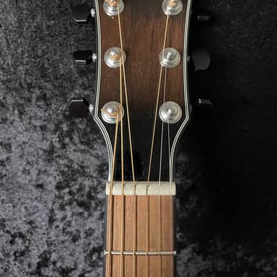 Ibanez AEWC400 Acoustic-Electric Guitar - Transparent Black Sunburst High Gloss image 4