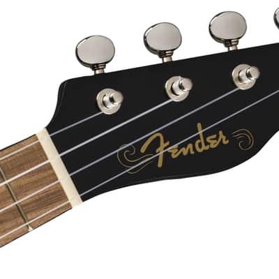 Fender Venice Soprano Ukulele, Black image 6