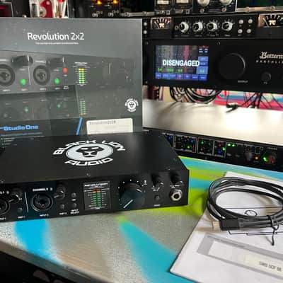 Black Lion Audio Revolution 2x2 USB Type-C Audio Interface 2021 - Black image 2
