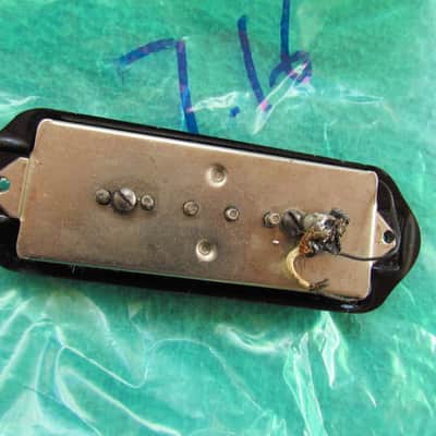 Vintage Gibson P-90 Pickup With Cover 40's/50's Era Gibson P-90 Full Output 7.16K Ohms Great Vintage Gibson P-90 PU W/Cover image 4