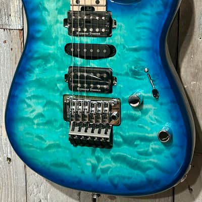NEW Charvel MJ San Dimas Style 1 HSH FR M QM  Caribbean Burst , Support Small Business This is a Package Bundle, Best Deal On the Planet ! image 5
