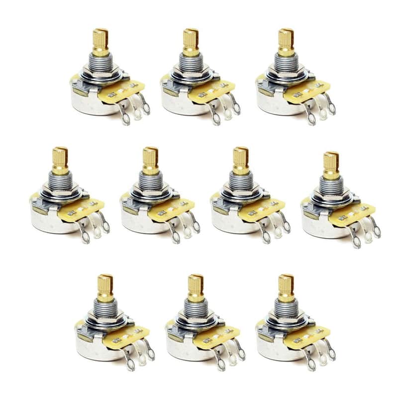 CTS 250k Linear Taper Potentiometer Volume Tone Pot (Bulk Lot of 10) image 1