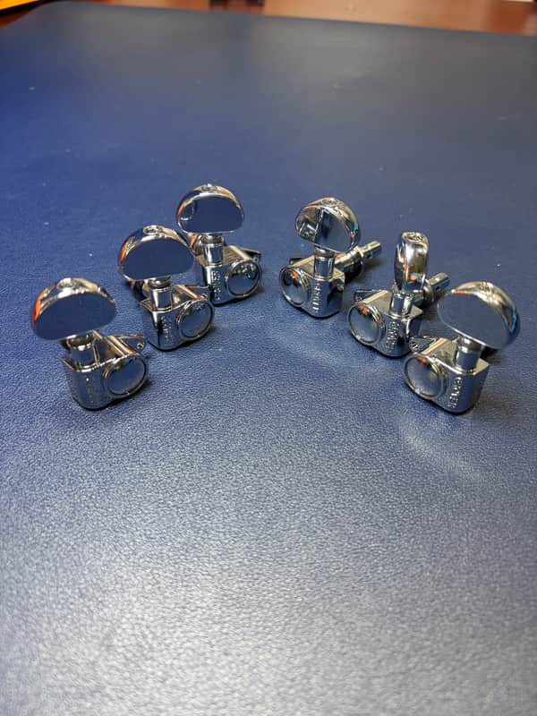 Grover 106 Auto-Locking Tuners - Chrome image 1