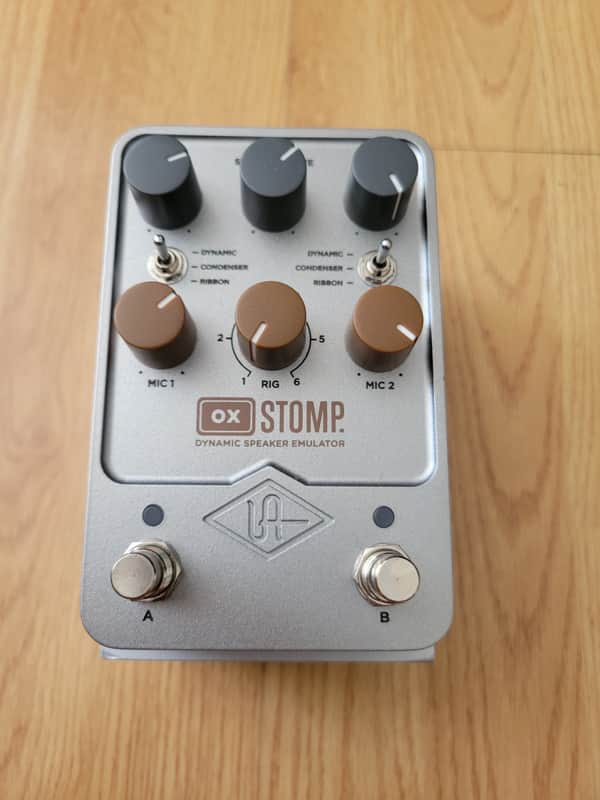 Universal Audio OX Stomp Dynamic Speaker Emulator 2023 - Present - Silver image 1