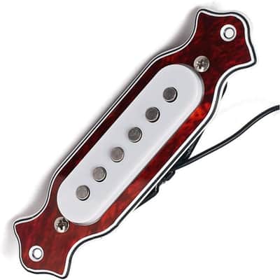 Alnicov Guitar Shell Sound Hole Magnetic Pickup with Tone Volume Knobs for 6 String Folk Acoustic Electric Guitar image 3