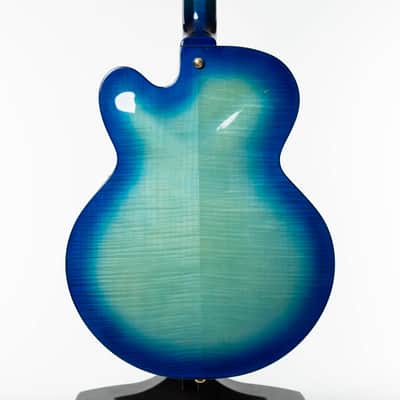 Ibanez AFC155-JBB Contemporary Archtop 2017 Jet Blue Burst image 5