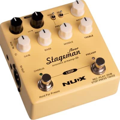 NUX Stageman Floor Preamp Acoustic Effects Pedal image 2