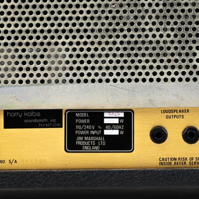 1985 Marshall 2210 / JCM 800 Lead Series Tube Amplifier Head *Kolbe Serviced* image 11