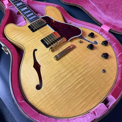 Gibson Custom Limited Edition 1960 ES-355 Reissue Figured Light Aged - Antique Blonde image 17