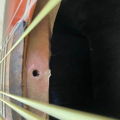 Daisy Rock Daisy Rock Red Burst Acoustic Guitar, Tiger Maple Top, Mahogany Neck, Rosewood Fingerboard - Red image 16