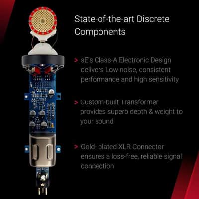 sE Electronics sE2200 Large Diaphragm Cardioid Condenser Microphone image 5