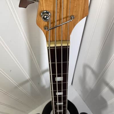 Vintage Cameo Teisco Deluxe Bass Guitar Sunburst image 4