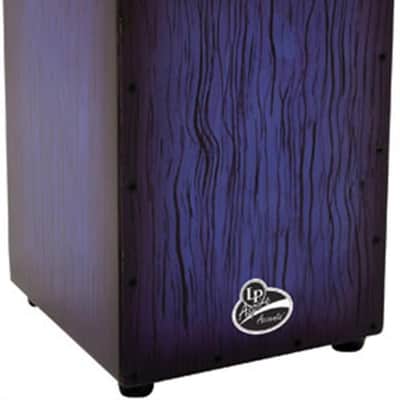 Latin Percussion LPA1332BBS Aspire Cajon Blueburst Streak image 1