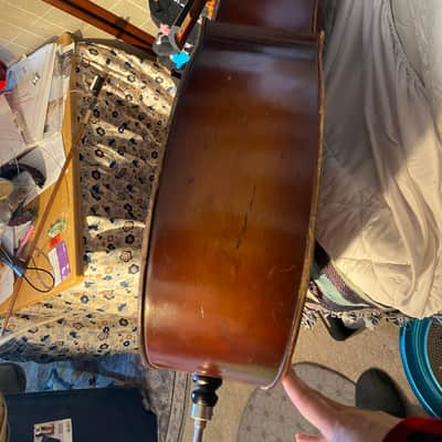 Vintage 1938 Kay Model 60 4/4 Cello – All parts included- Soundpost set- Pre-War "Orchestra" Model folk Jazz Restoration luthier image 3