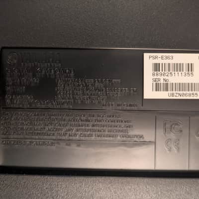 Yamaha PSR E363 image 7
